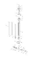 Makita DML818 Cordless Bar Light Spare Parts