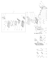 Makita DML819 Cordless Magnetic Light Spare Parts