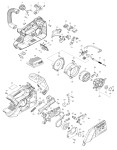 Makita UC032G Cordless Chain Saw Spare Parts