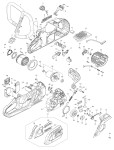Makita UC033G Cordless Chain Saw Spare Parts