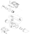 Makita CL200FD Cordless Cleaner Spare Parts