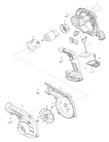 Makita UB002G Cordless Blower Spare Parts