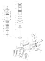 Makita AF635 Pneumatic Finish Nailer Spare Parts