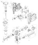 Makita BN003G Cordless Concrete Nailer Spare Parts