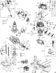 DEWALT DWE627 PLUNGE ROUTER TYPE 2 SPARE PARTS