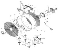 DEWALT DXF2067 FAN - BOX TYPE 1 SPARE PARTS