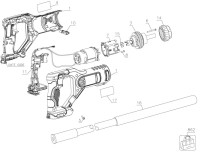 DEWALT DCE531N 18V XR CONCRETE VIBRATING TYPE 1 SPARE PARTS
