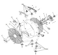 DEWALT DXF1853 FAN - BOX TYPE 1 SPARE PARTS