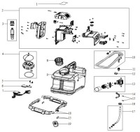 DEWALT DCE6820N WATER PUMP TYPE 1 SPARE PARTS