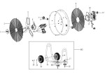 DEWALT DXF2410 FAN - BOX TYPE 1 SPARE PARTS