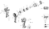 DEWALT DCF903P1G CORDLESS IMPACT WRENCH TYPE 1 SPARE PARTS