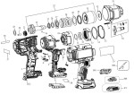 DEWALT DCF99MP2T CORDLESS IMPACT WRENCH TYPE 1 SPARE PARTS