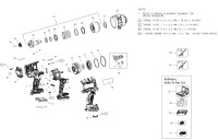 DEWALT DCF964N CORDLESS IMPACT WRENCH TYPE 2 SPARE PARTS