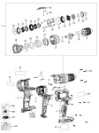 DEWALT DCD777P1 DRILL/DRIVER TYPE 2 SPARE PARTS