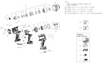 DEWALT DCF964H2G CORDLESS IMPACT WRENCH TYPE 1 SPARE PARTS