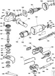 DEWALT DW806 SMALL ANGLE GRINDER TYPE 2 SPARE PARTS