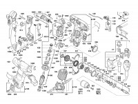 Milwaukee 4000380904 T-TEC 201 T-Tec201 Percussion Drill In2 Spare Parts