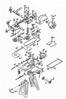 Draper MBS46A Horizontal/Vertical Metal Cutting Bandsaw Spare Parts