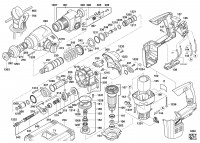 Milwaukee 4000405957 V28H Cordless Rotary Hammer Vv28Ck Spare Parts