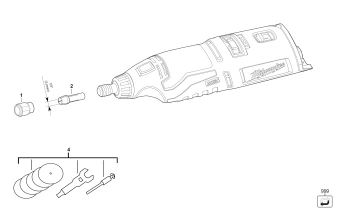 Milwaukee rotary tool accessories discount