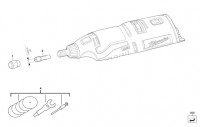 Milwaukee 4000431133 C12RT-0 M12 Rotary Tool Xxx Spare Parts