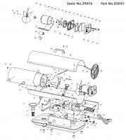 Draper DSH51 39076 Diesel Space Heater Spare Parts