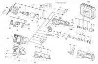 Milwaukee 4000452670 M 18BSX-0 Cordless Reciprocating Saw Spare Parts