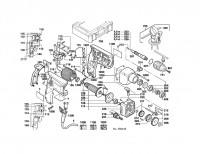 Milwaukee 4000380970 PD2E20R 110V Percussion Drill Gb1 Spare Parts