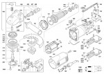 Milwaukee 4000381386 AG9-125QXE Angle Grinder In2 Spare Parts