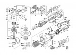 Milwaukee 4000381450 AG16-125INOX Angle Grinder In2 Spare Parts