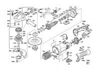 Milwaukee 4000381456 AG16-125XC Angle Grinder In2 Spare Parts