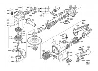 Milwaukee 4000381459 AG16-125XC Angle Grinder Spare Parts