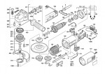 Milwaukee 4000381549 AG12-125X Angle Grinder Gb1 Spare Parts