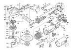 Milwaukee 4000381556 AG15-125XC Angle Grinder Aus Spare Parts