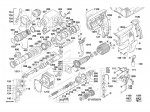 Milwaukee 4000382369 PPH24X2E Rotary Hammer Azk Spare Parts