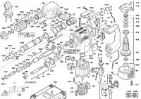 Milwaukee 4000384301 PCE3 Demolition Hammer In2 Spare Parts