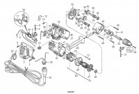 Milwaukee 4000384494 HDE13RQD Drill In2 Spare Parts