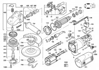 Milwaukee 4000385081 AG8-125Q Angle Grinder In2 Spare Parts