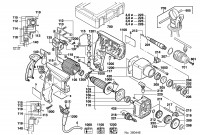 Milwaukee 4000390237 PD2E20R Percussion Drill /Sk Gb2 Spare Parts