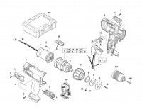 Milwaukee 4000390632 PLD12X Bbrcask Cordless Drill Screwdriver Spare Parts
