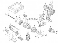 Milwaukee 4000390647 PLD14.4X Cordless Drill Screwdriver In2 Spare Parts