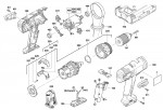 Milwaukee 4000390726 V28PD Cordless Drill  v28Ckh In2 Spare Parts