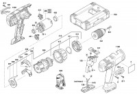 Milwaukee 4000390801 P14.4TXC Cordless Hammer Drill Bbrcask Spare Parts