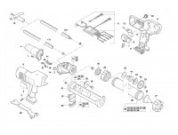 Milwaukee 4000390858 PCG14.4 Caulking Adhesive Gun Spare Parts