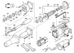 Milwaukee 4000391715 DGL34 Straight Sander In2 Spare Parts