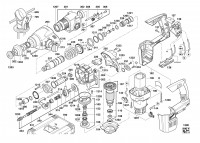 Milwaukee 4000392721 V28H Cordless Rotary Hammer Vv28Ck In2 Spare Parts