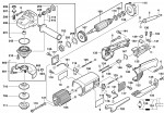 Milwaukee 4000393865 AG23-230 Angle Grinder Ag 23-230 Spare Parts