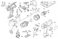Milwaukee 4000395193 V28PD GB2 Cordless Drill V28Pd Vv28Ckh Gb2 Spare Parts