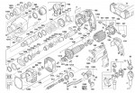 Milwaukee 4000396201 PFH25QE Rotary Hammer Spare Parts