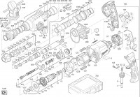 Milwaukee 4000396393 PH28X Combi Hammer In2 Spare Parts